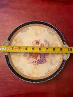 Antique Hand Painted Collectible  Wall Art Plate with Handled.Made in Germany.Free Shipping