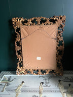 Antique KPM Porcelain Rare Oil Painting of Madonna on an Oval porcelain plaque Gold Gilwood Framed