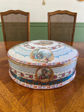 Vintage Amazing Limoges France Porcelain Dish with Lid  Gold Trim Round Cookie Bowl
