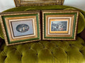 Pair of Vintage Gold Wood Engravings Framed Collectible Wall Art Marquis of Stafford's Collection