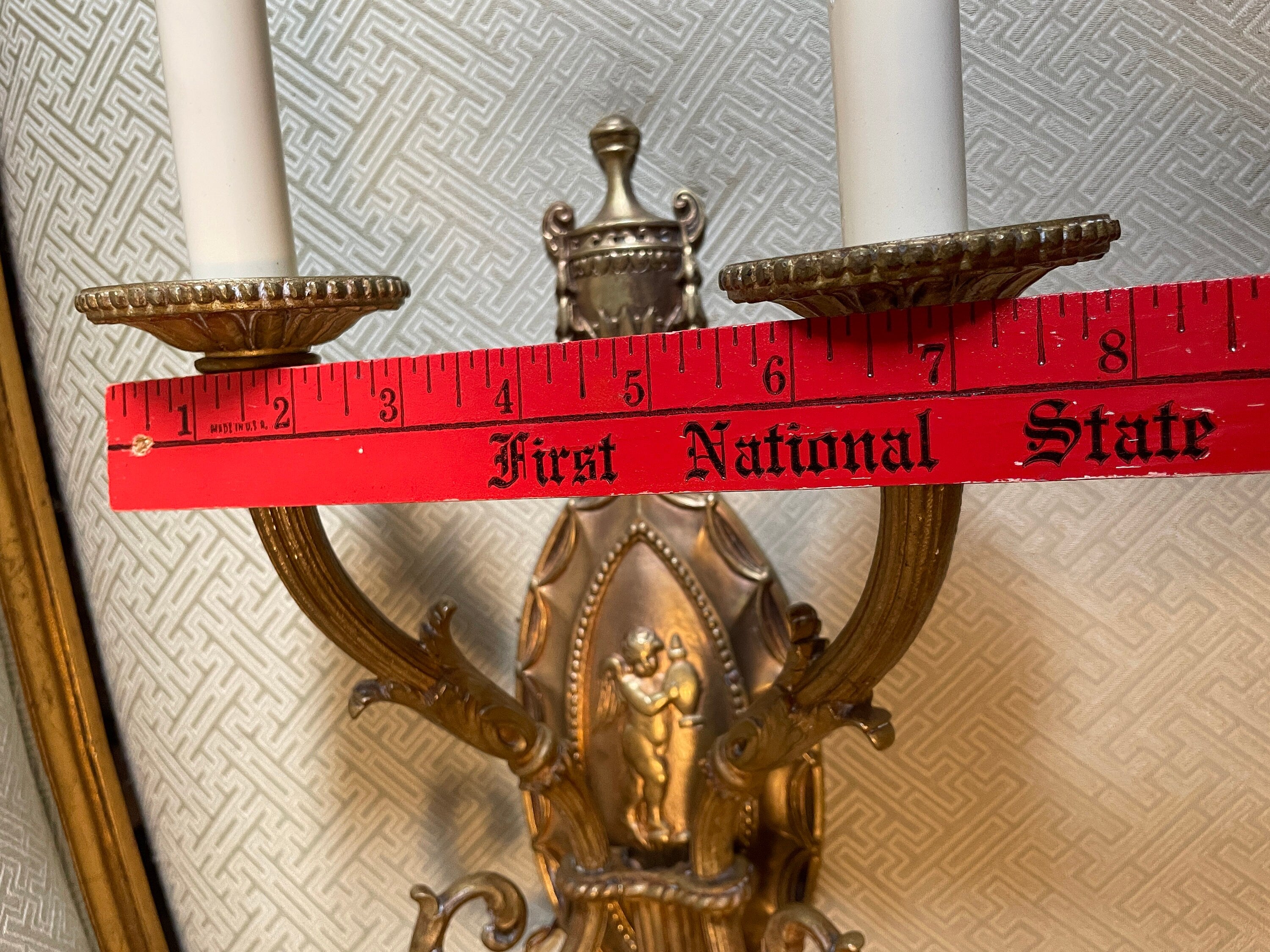 Vintage Unique Design Gold Bronze Wall Sconce Wall Hanging Lighting