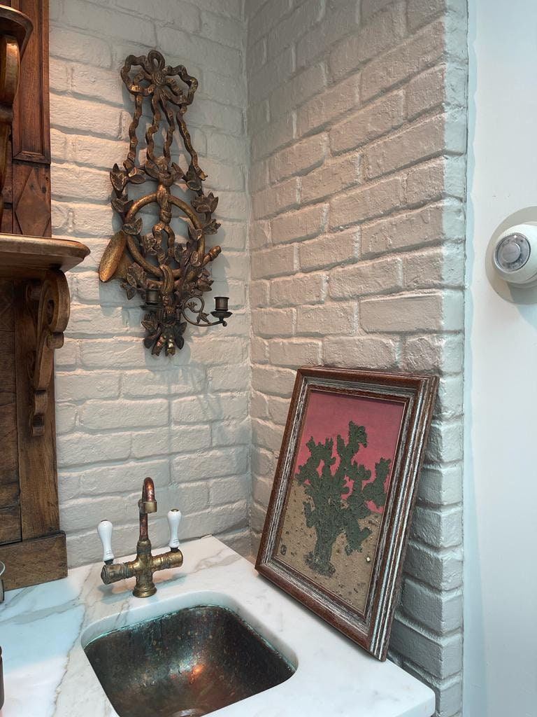 Pair of Early 20th Century Large Gilded Wood 2 Arm Wall Sconces From Italy