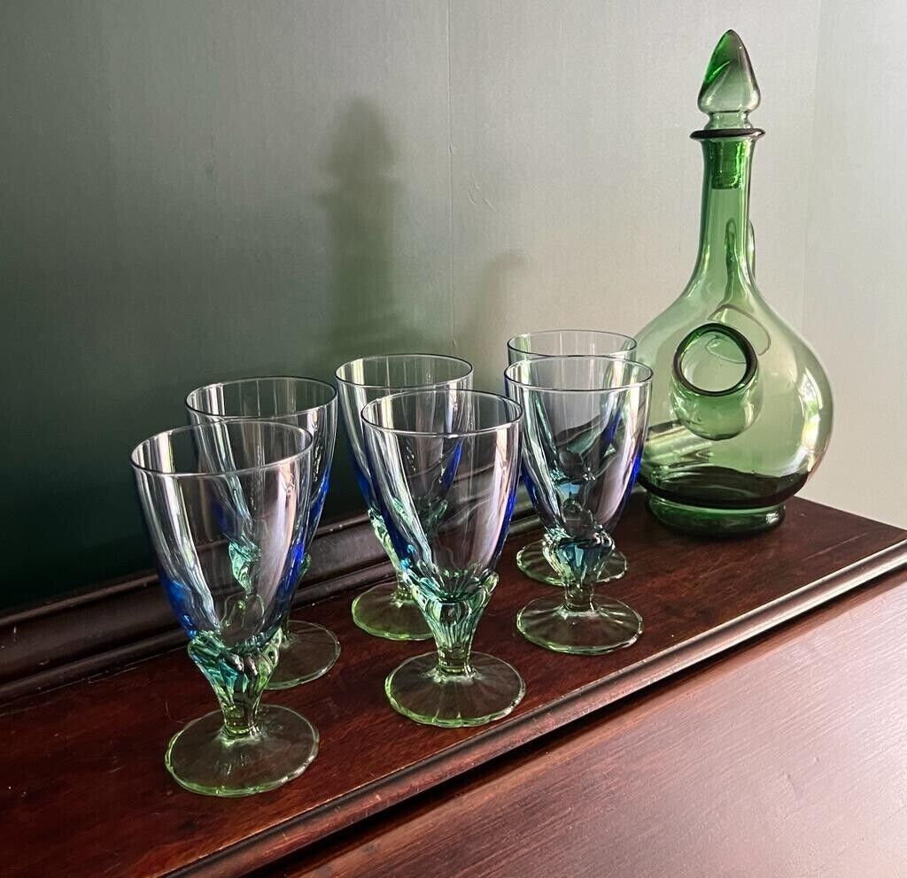 Bormioli Rocco Bahia Art Nouveau Glass Set