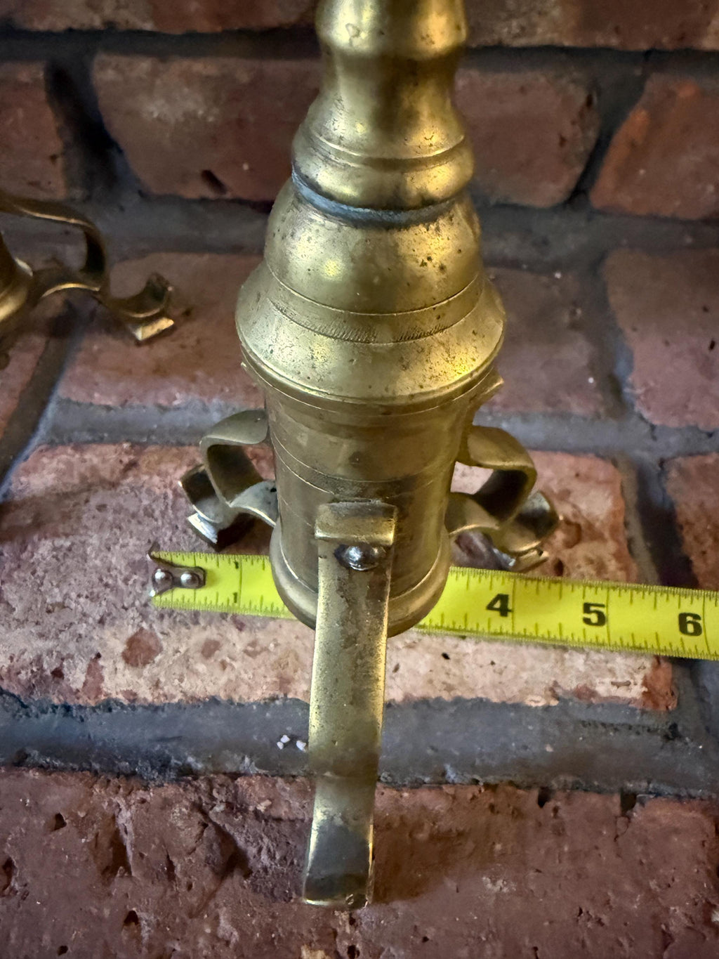 Antique Pair of Brass 19. Century Elegant Decorative Classic Dining Antique Home Décor Candle Stands Candlestick Elegant Piece Candleholder