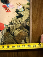 Colorful Beach Scene Framed Photo Print Aerial Coastal Ocean Photography Summer Umbrella Decor Beach Wall Art Under Plexiglass Wall Art