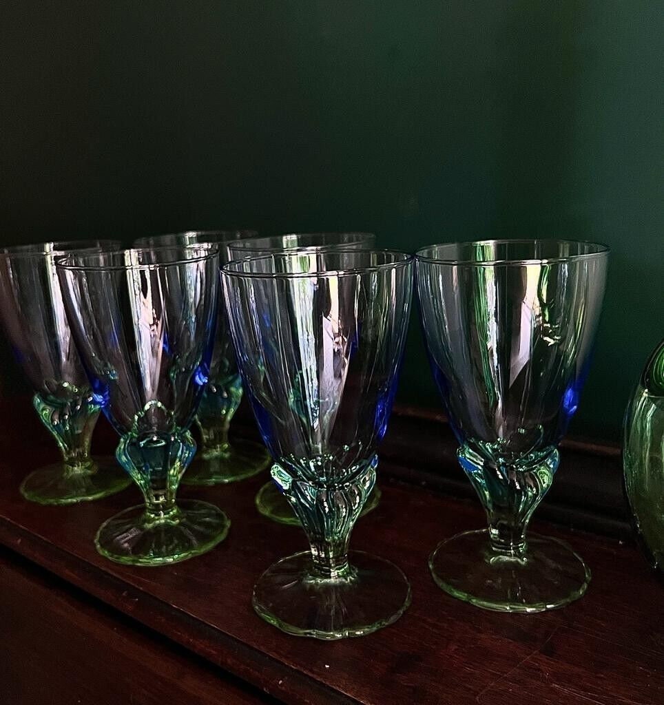 Bormioli Rocco Bahia Art Nouveau Glass Set