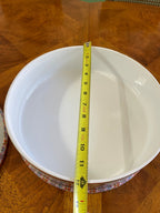 Vintage Amazing Limoges France Porcelain Dish with Lid  Gold Trim Round Cookie Bowl