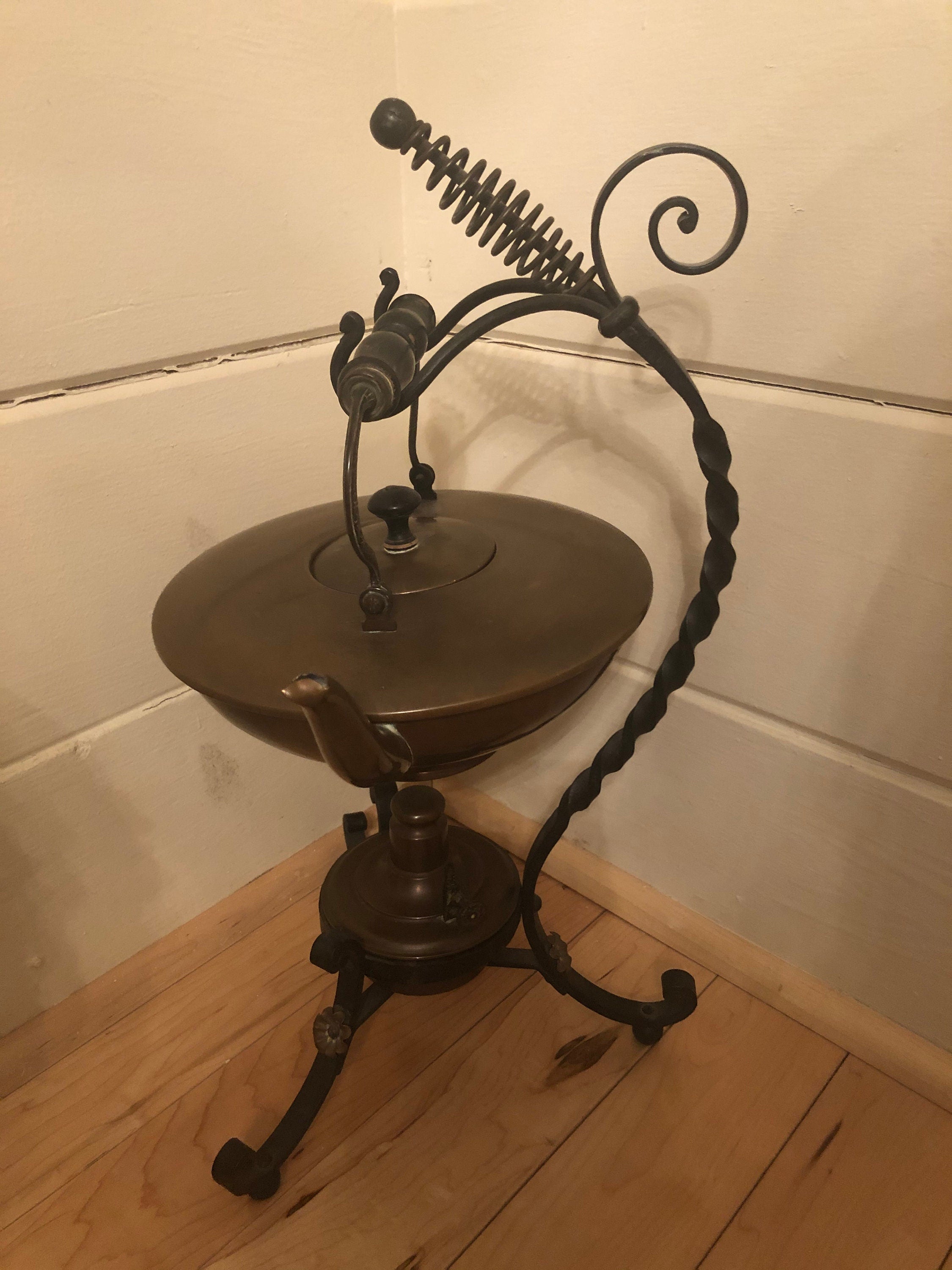Antique Kettle with Stand