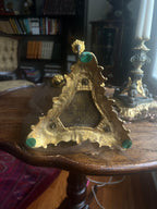 Pair of Empire Style Gilt-and Patinated-Bronze Candelabra 4 Arms