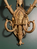 Vintage Unique Design Gold Bronze Wall Sconce Wall Hanging Lighting