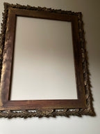 Antique Unique Design Empty Wood Frame.Wall Art.