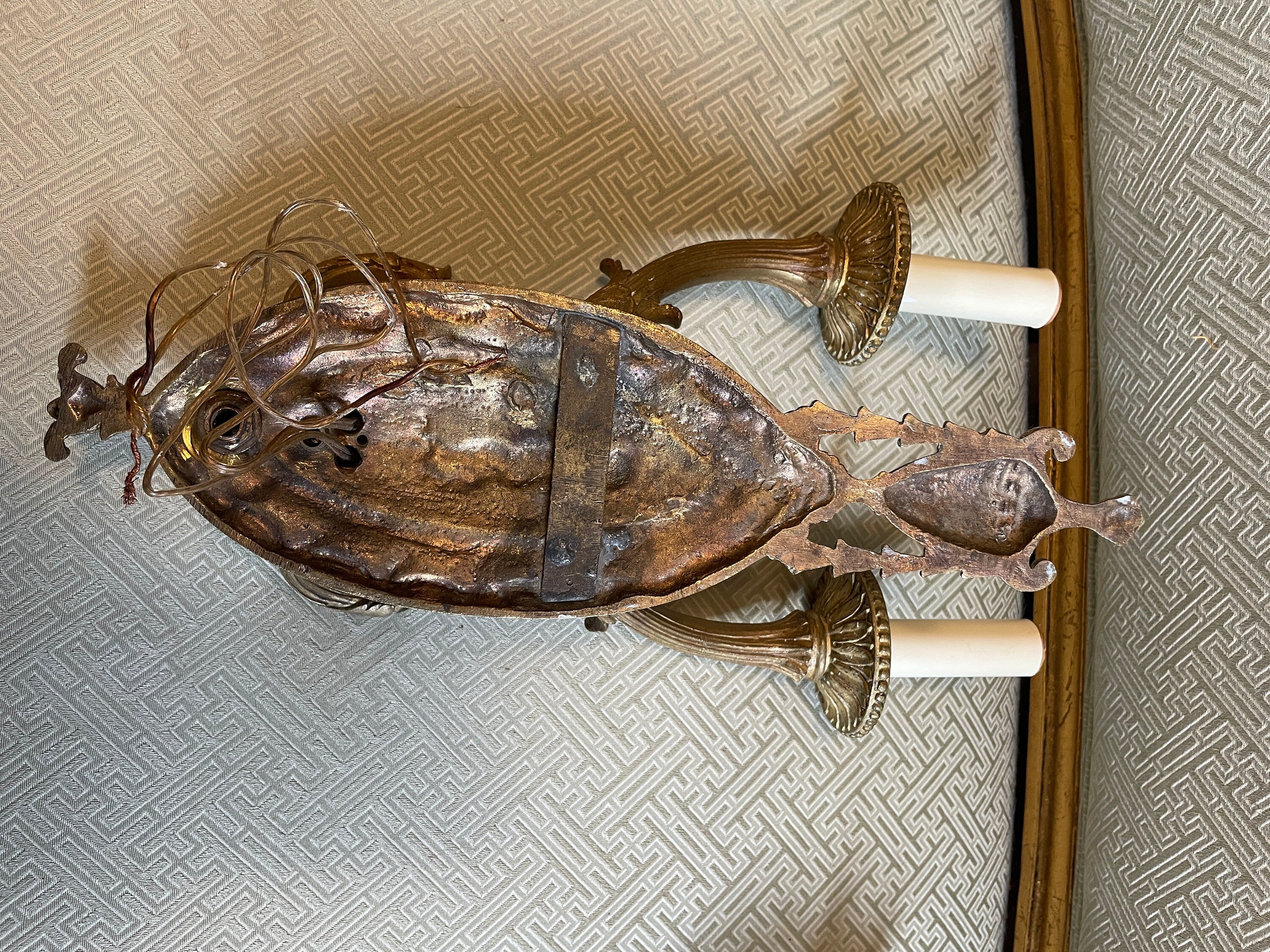 Vintage Unique Design Gold Bronze Wall Sconce Wall Hanging Lighting