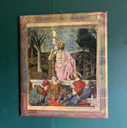 Antique Religious Jesus Resurrection Piero Della Francesca Art Print Framed Italian Renaissance Masterpiece Christian Wall Decoration