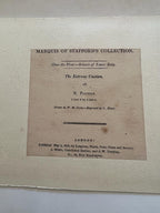 Pair of Vintage Gold Wood Engravings Framed Collectible Wall Art Marquis of Stafford's Collection