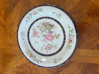 Collectible Antique Cake Plate Ironstone China Oriental Floral Platter Serving Dish Antique Hand Painted Round Plate Lunch Tableware Dish