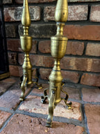Antique Pair of Brass 19. Century Elegant Decorative Classic Dining Antique Home Décor Candle Stands Candlestick Elegant Piece Candleholder