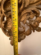 Antique French Rococo Mirror Ornate Gilded Wall Mirror Cherub Detail Rare 19th C. Baroque Style Victorian Mirror Luxurious Home Decoration