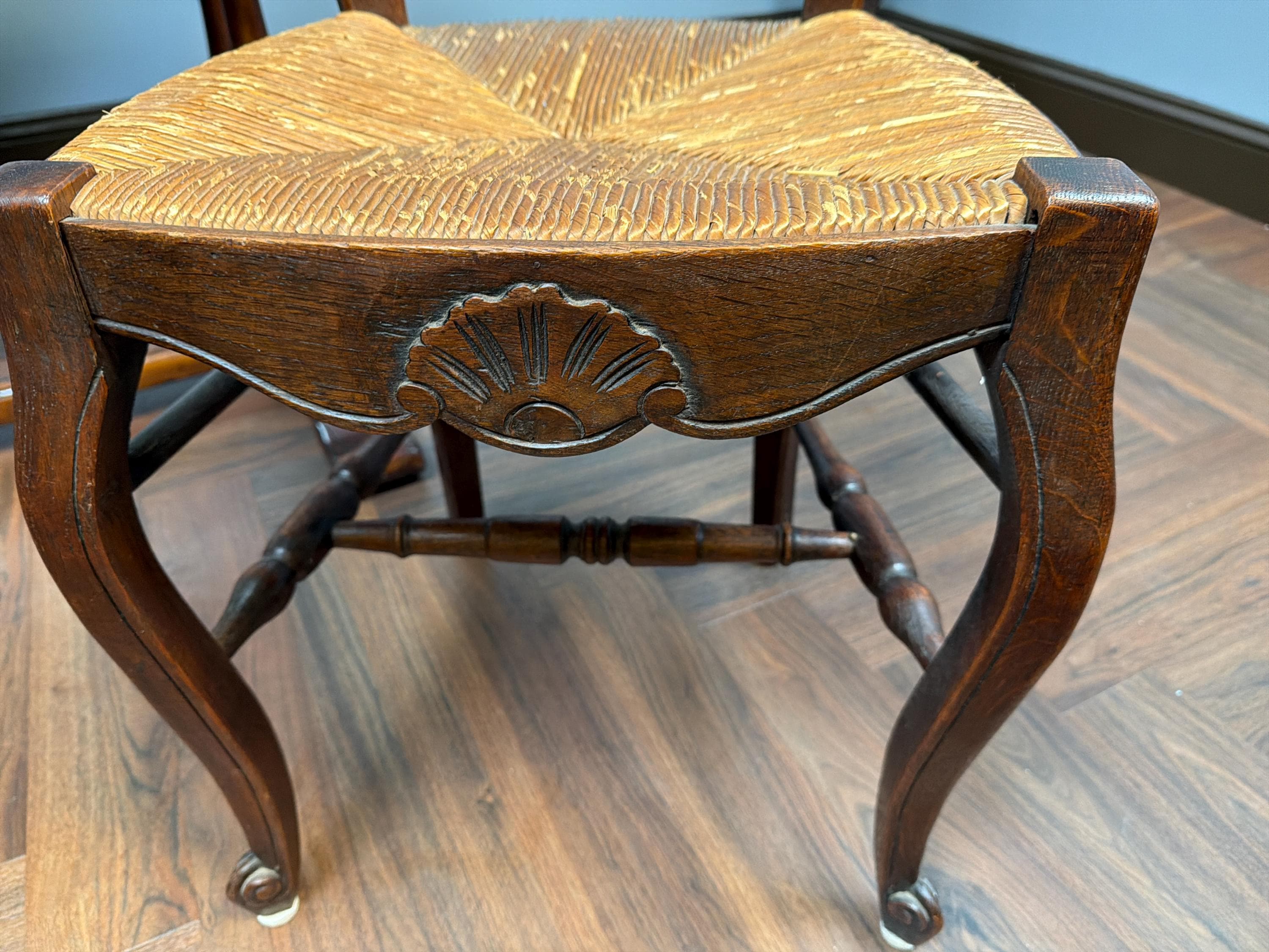 Antique Handcarved Walnut Chess Table, Backgammon Game by Theodore Alexander
