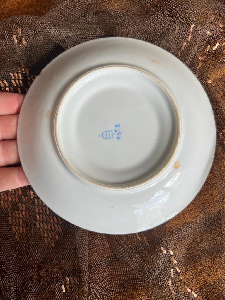 Royal Vienna Froganard Design Porcelain Cup Saucer