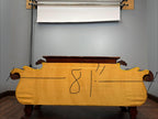 American Empire Revival Mahogany Eagle Arm Sofa – Hand Carved Statement Sofa