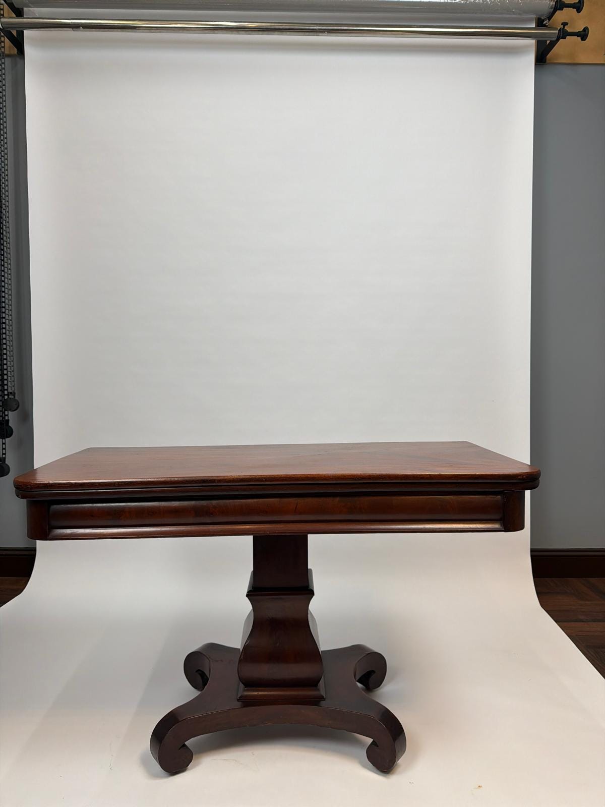 Set of 4 Antique Oak Gothic Revival Dining Chairs: Jacobean Style, French Provincial