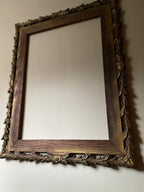 Antique Unique Design Empty Wood Frame.Wall Art.