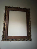 Antique Unique Design Empty Wood Frame.Wall Art.