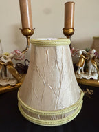 Antique Pair of French Victorian Bronze & Porcelain Lamps Early 1900s Hand Painted Figurines Flowers Exquisite Rare Pair Working Table Lamp