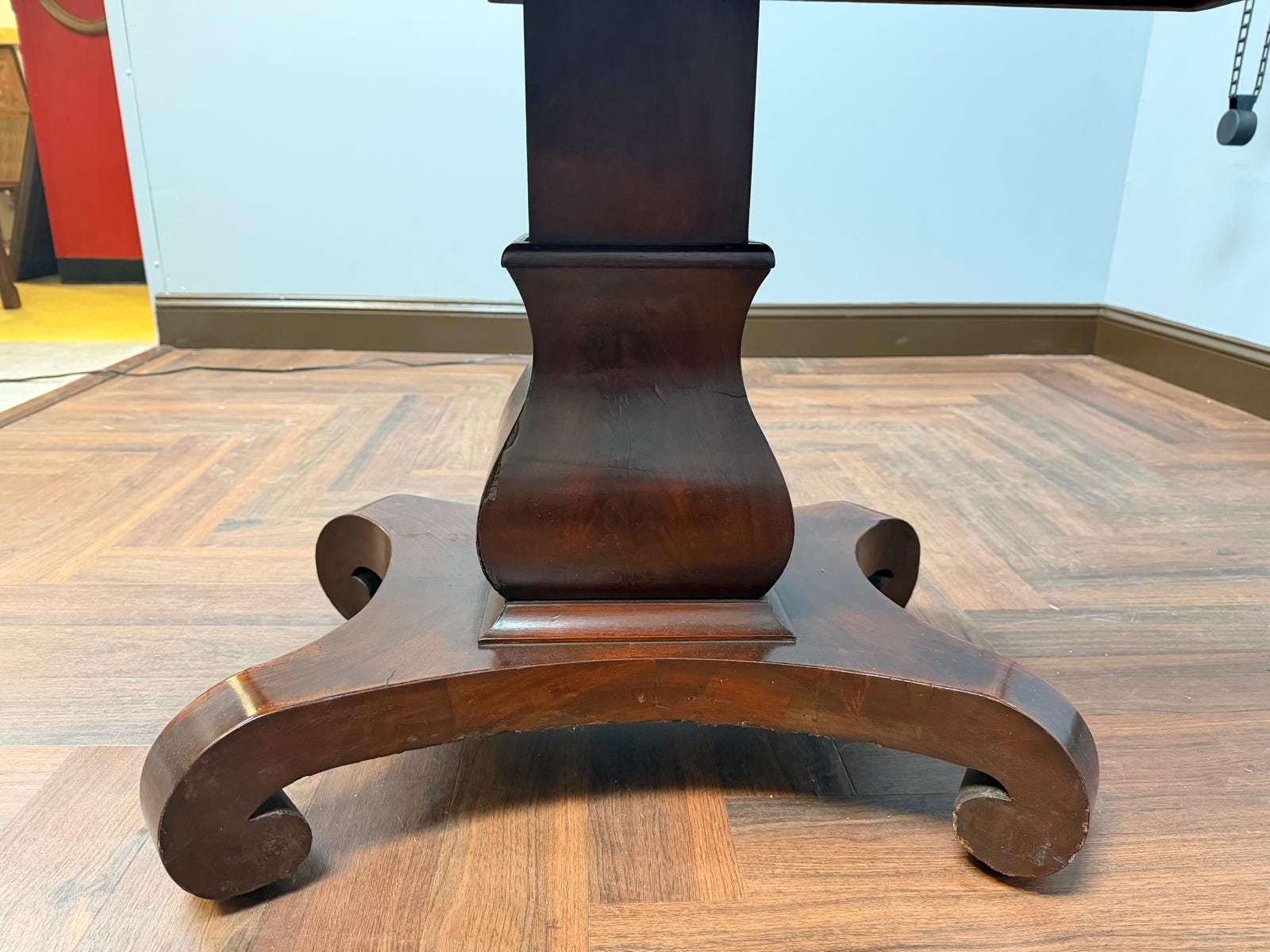 Set of 4 Antique Oak Gothic Revival Dining Chairs: Jacobean Style, French Provincial