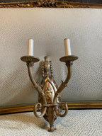 Vintage Unique Design Gold Bronze Wall Sconce Wall Hanging Lighting